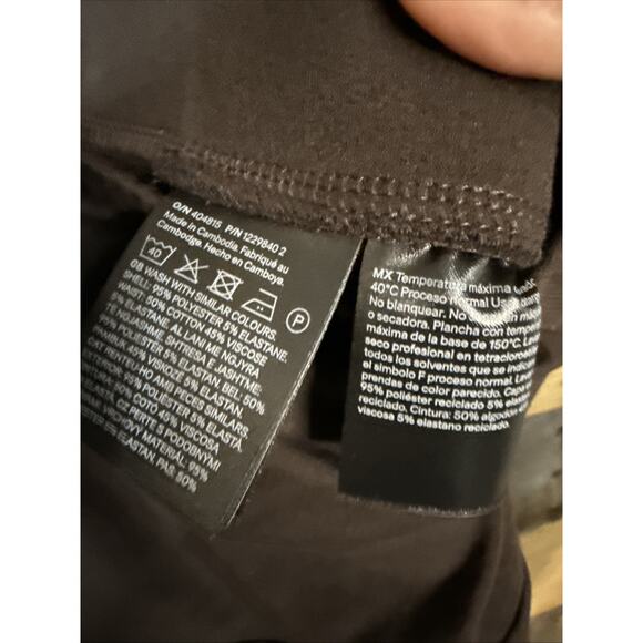 H&M Maternity Wide Leg Pants, Brown, Small - Picture 4 of 5